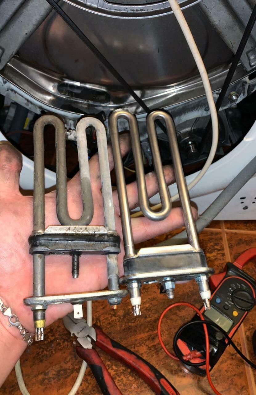 Замена ТЭНа Замена ТЭНа стиралки